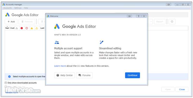Основные функции и возможности Google Ads Editor: